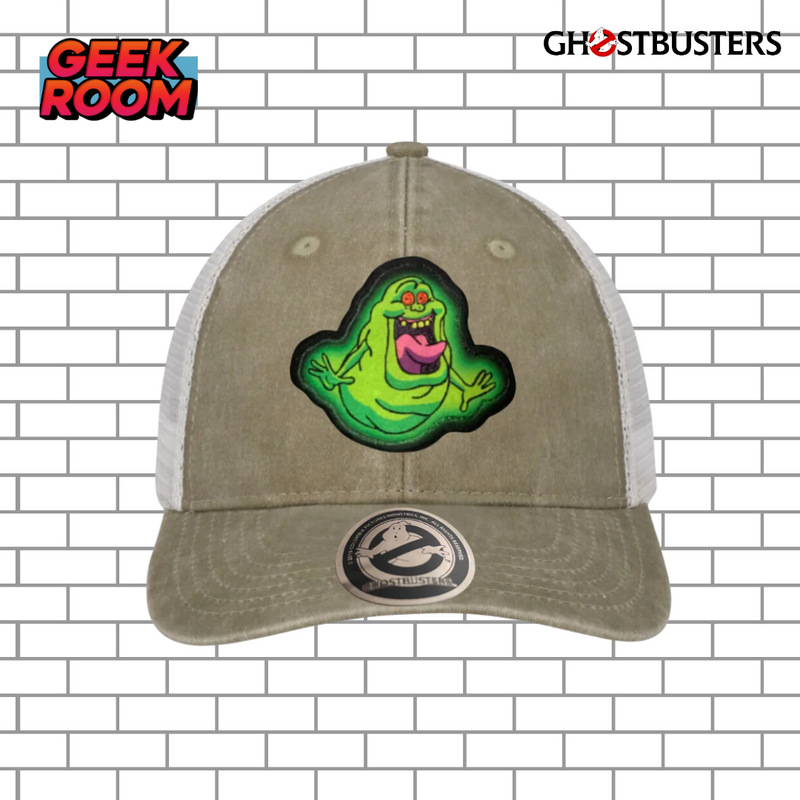 Ghostbusters “Slimer” Beige & White Trucker