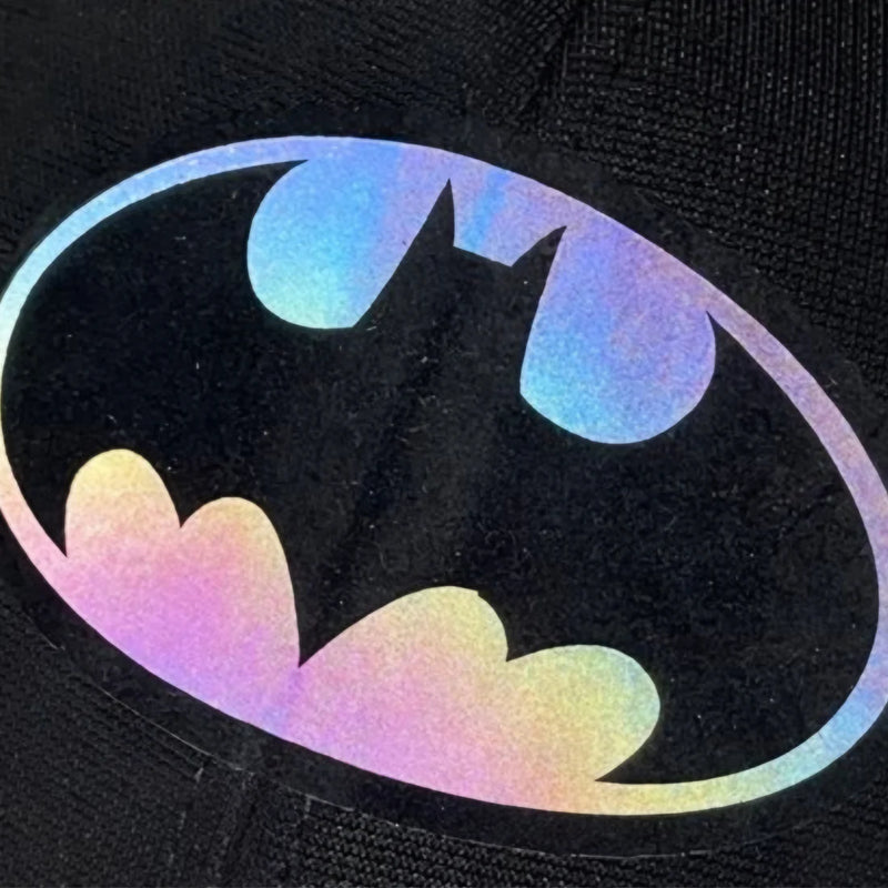 DC Comics Batman “Iridiscent Logo” Black