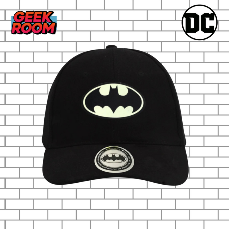 DC Comics Batman “Glow in the Dark Logo” Black