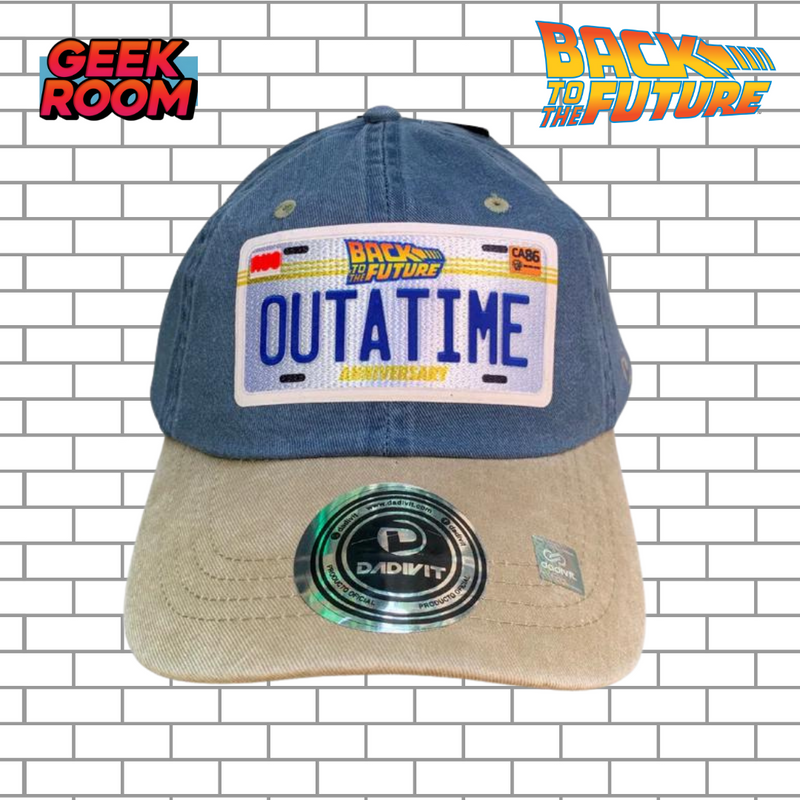 Back to the Future OUTATIME Blue/Beige Vintage