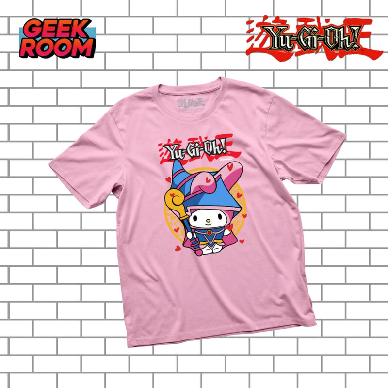 Yu-Gi-Oh! X Hello Kitty and Friends “My Melody as Dark Magician Girl” Pink Tee