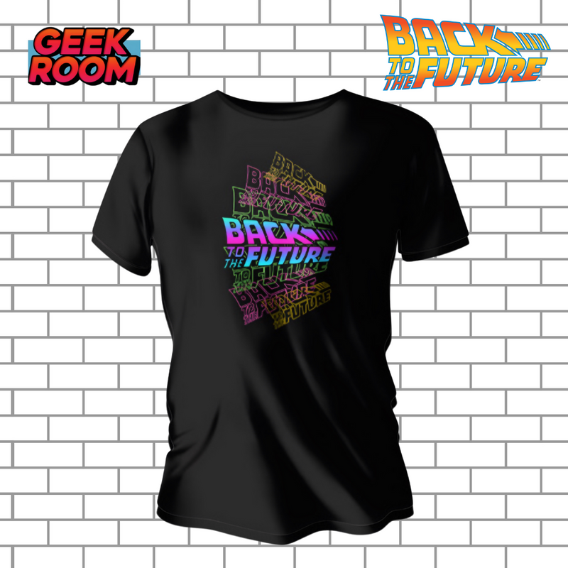 Back to the Future Logos Tee