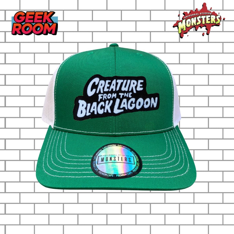 Universal Monsters Creature from the Black Lagoon Green & White Premium Trucker