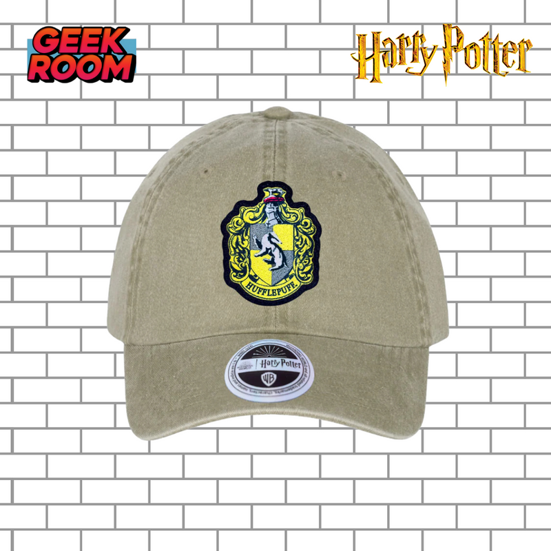 Harry Potter “Hufflepuff Crest” Beige Vintage