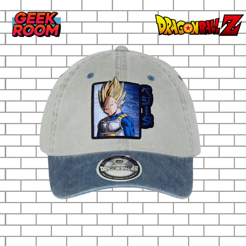 Dragon Ball Z “Super Saiyan Vegeta” Beige/Blue Vintage