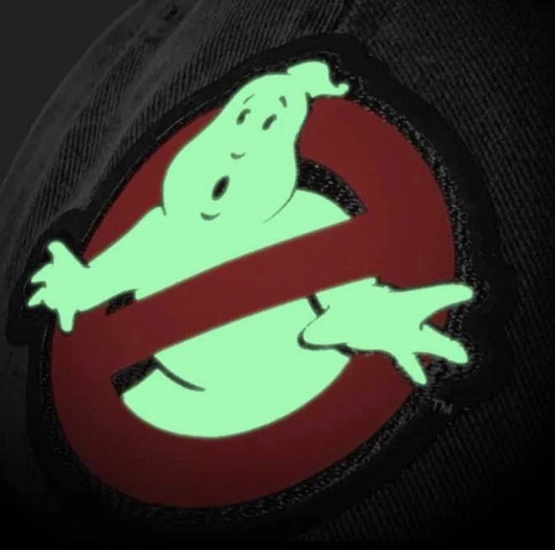 Ghostbusters Glow in the Dark Logo Blue/Beige Vintage