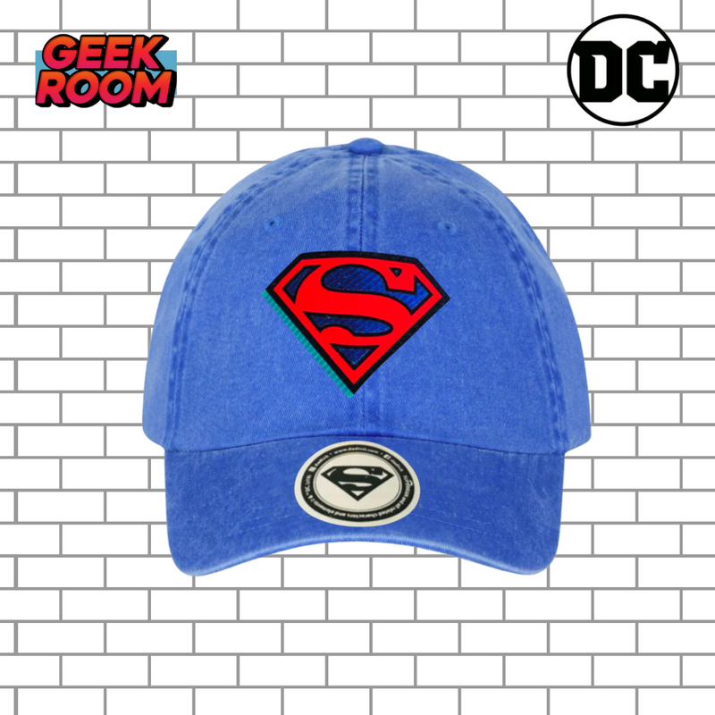 DC Comics Superman “The Man of Steel” Royal Blue Vintage