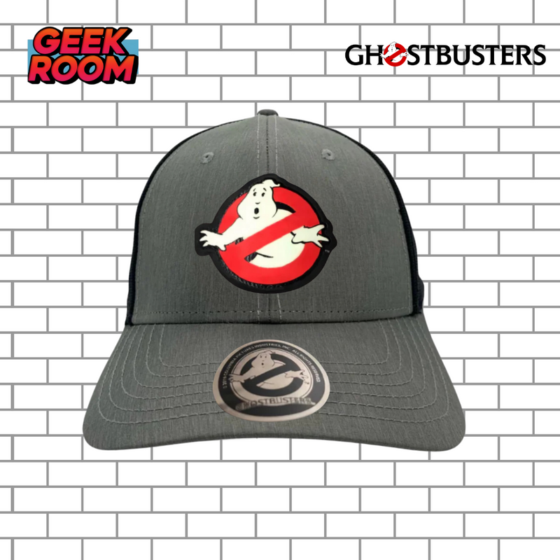 Ghostbusters “Classic Logo” Grey/Black Flex Fit Premium