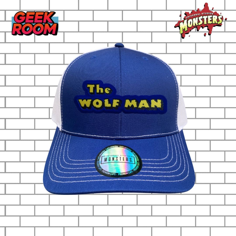 Universal Monsters “The Wolf Man” Blue & White Premium Trucker