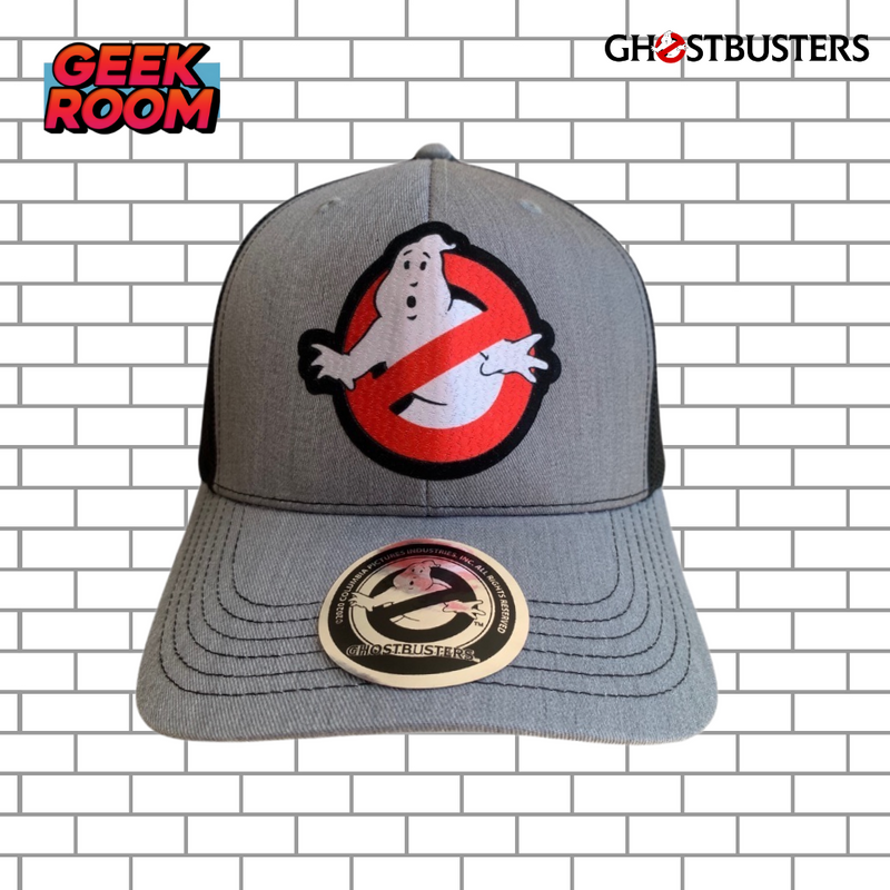 Ghostbusters Logo Grey/Black Trucker