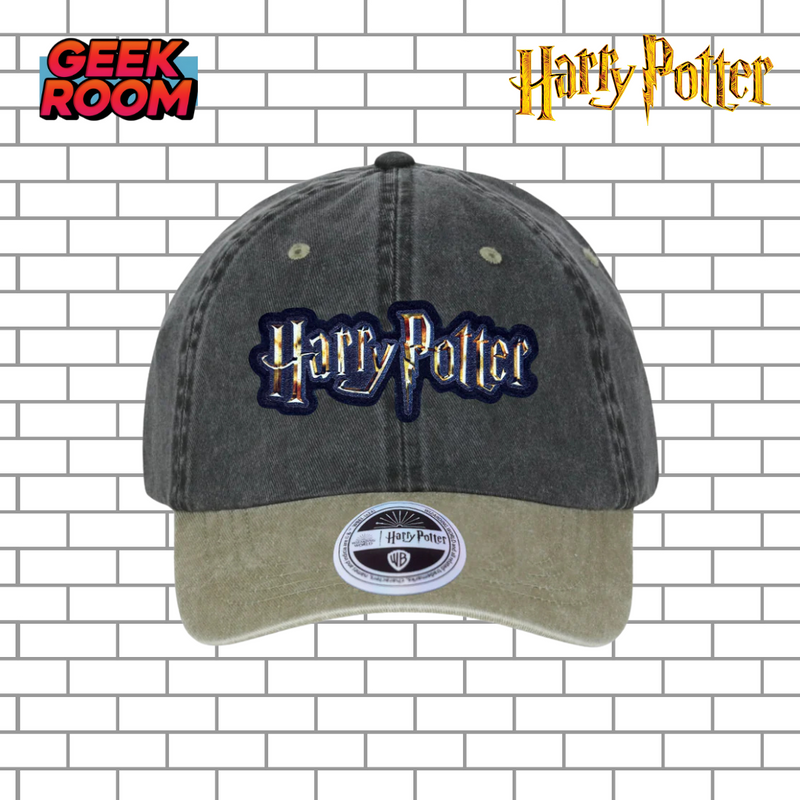 Harry Potter “HP Logo” Grey/Beige Vintage