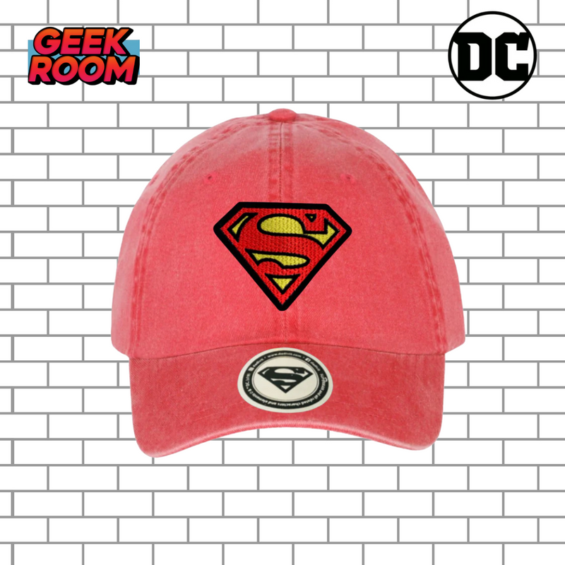 DC Comics Superman “Classic Logo” Red Vintage