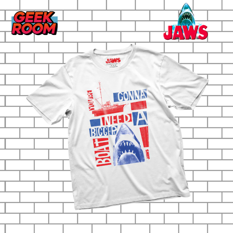 Jaws “You’re gonna need a bigger boat.” White Tee