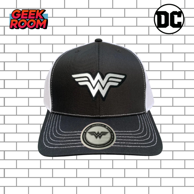 DC Comics Wonder Woman “B&W” Black & White Premium Trucker