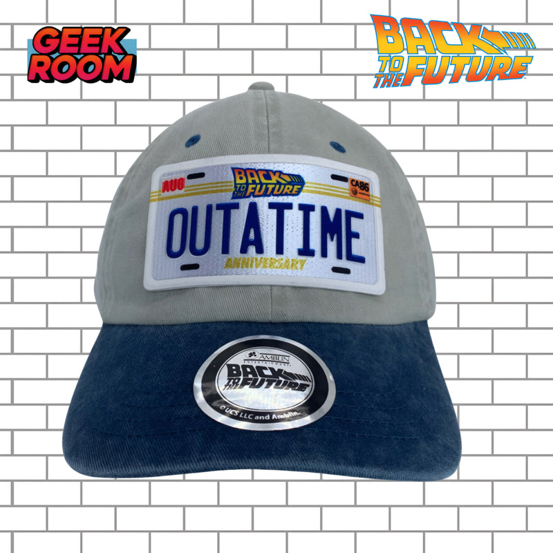Back to the Future OUTATIME Beige/Blue Vintage