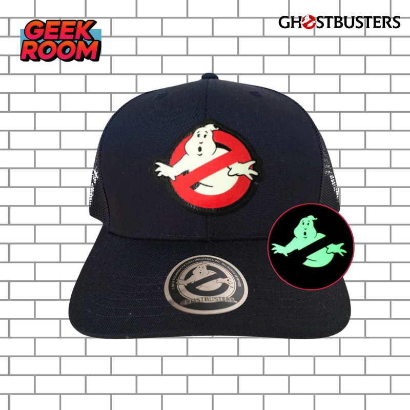 Ghostbusters Glow in the Dark Logo Premium Trucker