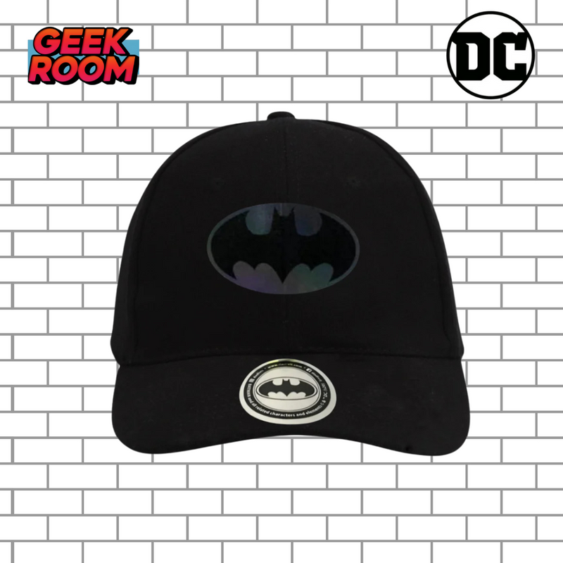 DC Comics Batman “Iridiscent Logo” Black