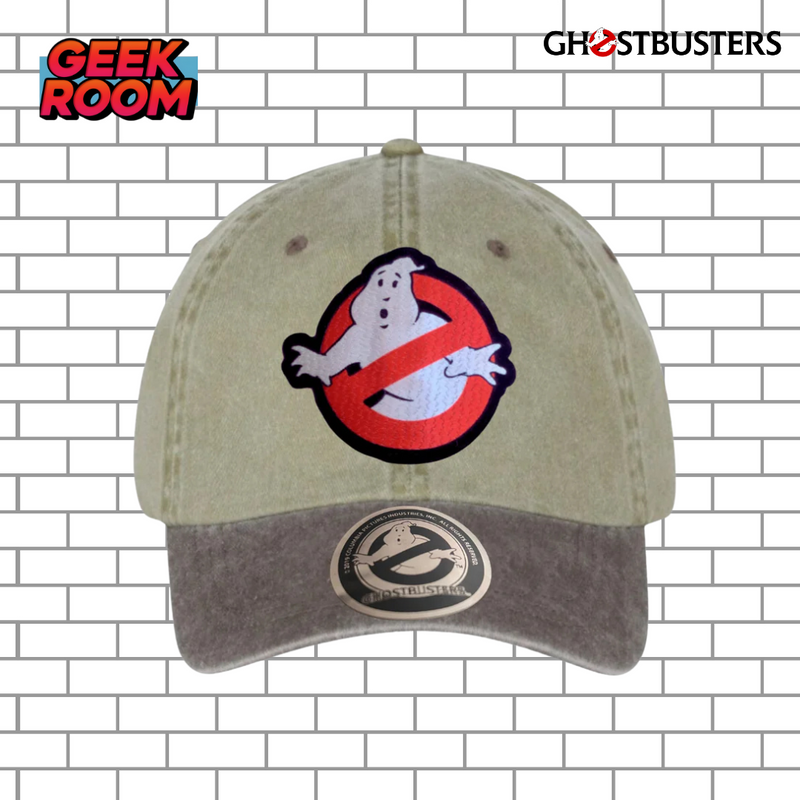 Ghostbusters Logo Beige/Brown Vintage