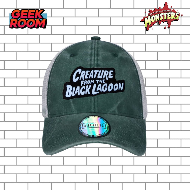 Universal Monsters “Creature from the Black Lagoon” Green & White Trucker