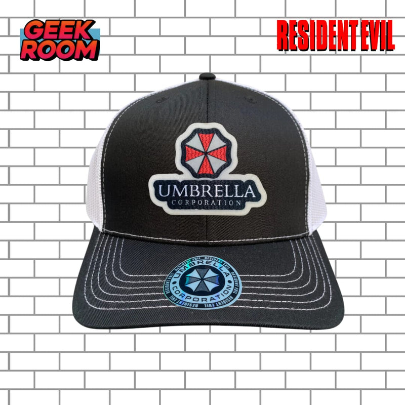 Resident Evil “Umbrella Corporation” Black & White Premium Trucker