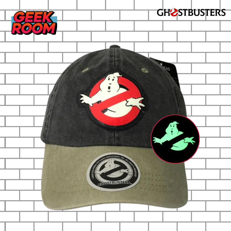 Ghostbusters Logo Glow in the Dark Grey/Beige Vintage