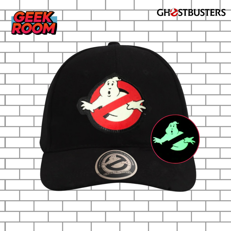 Ghostbusters Logo Glow in the Dark Black