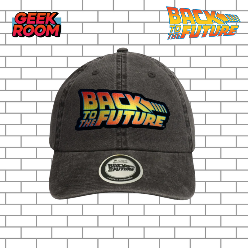 Back to the Future “Classic Logo” Grey Vintage