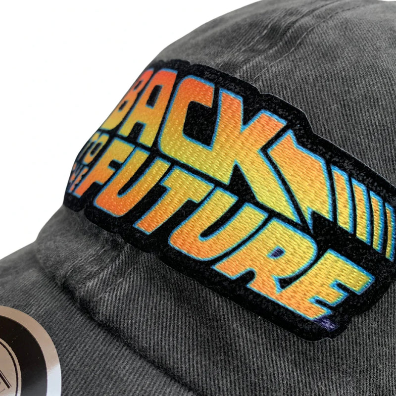 Back to the Future “Classic Logo” Grey Vintage