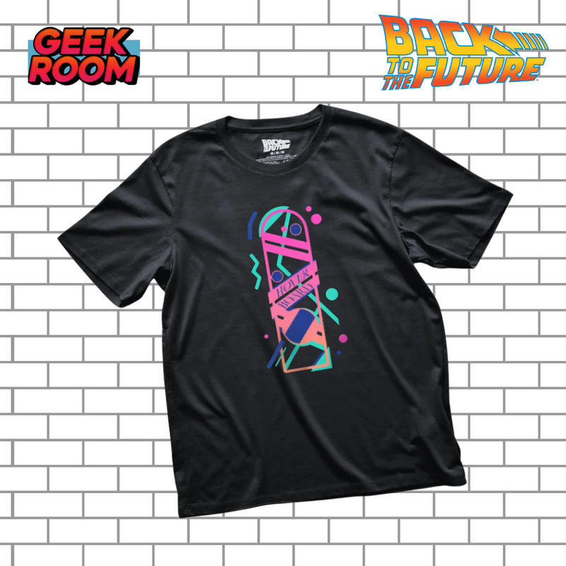 Back to the Future “Hoverboard” Black Tee