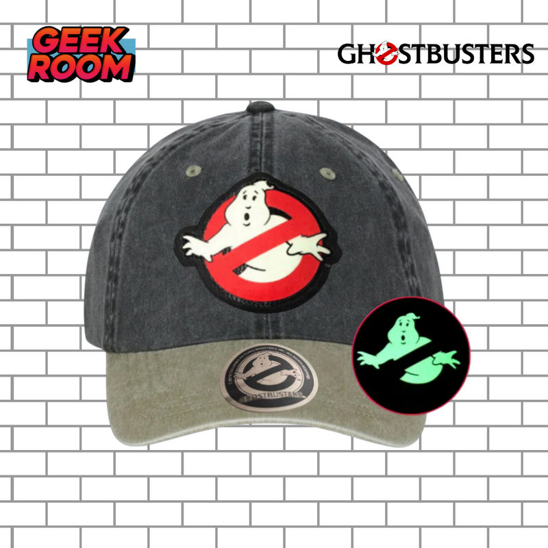 Ghostbusters “Classic Logo” Glow in the Dark Grey/Beige Vintage