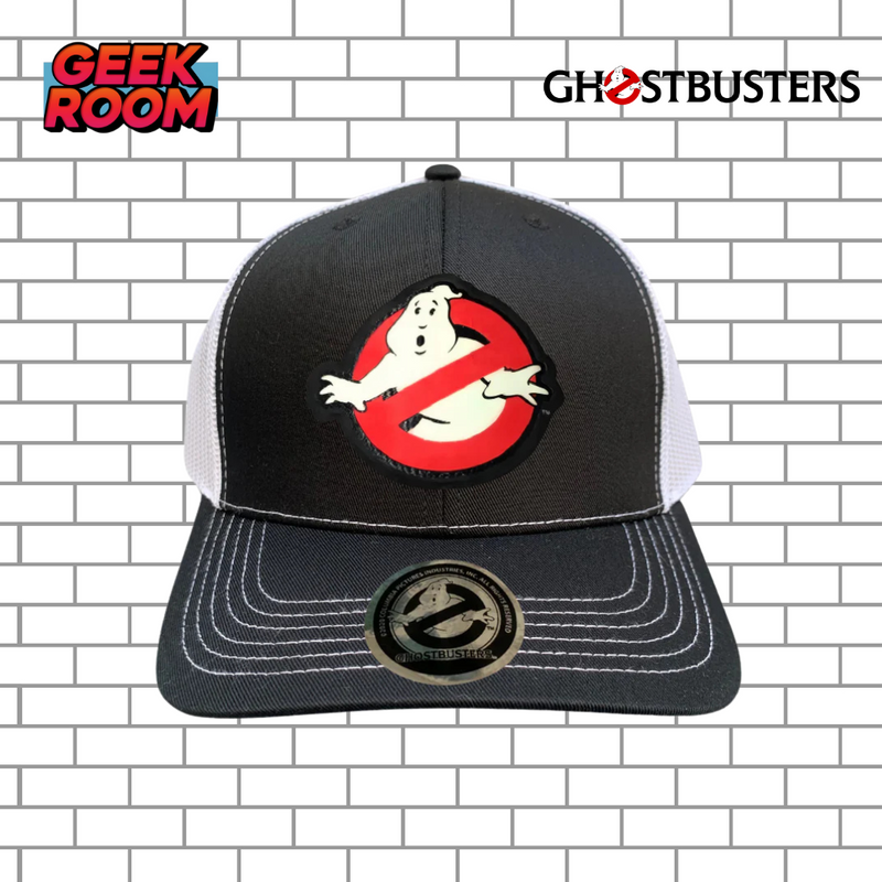 Ghostbusters “Classic Logo” Black & White Premium Trucker