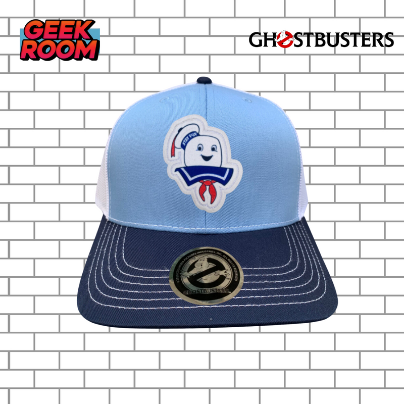 Ghostbusters “Stay Puft” Soft Blue & White Premium Trucker