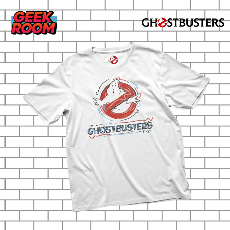 Ghostbusters Logo “Colors” White Tee