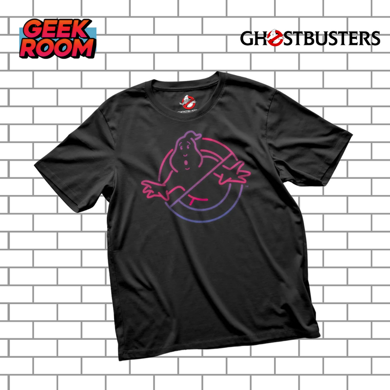 Ghostbusters “Stroke” Logo Black Tee