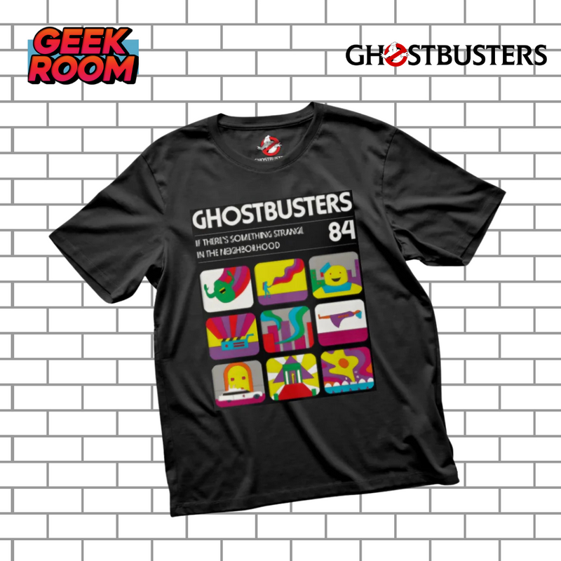 Ghostbusters “There’s something strange in the neighborhood” Black Tee