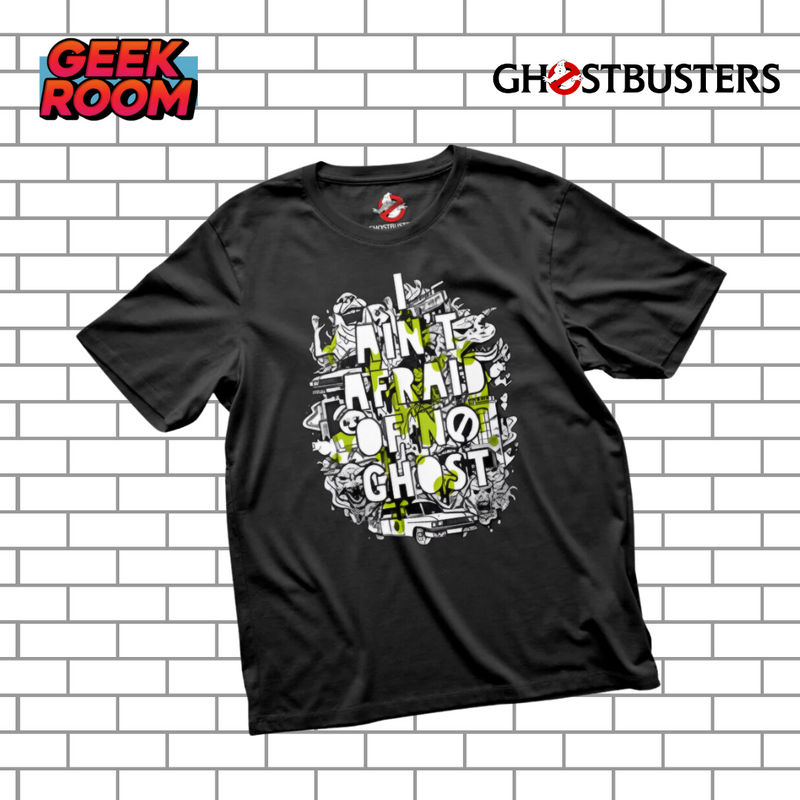 Ghostbusters “I ain’t afraid of no ghost” Black Tee