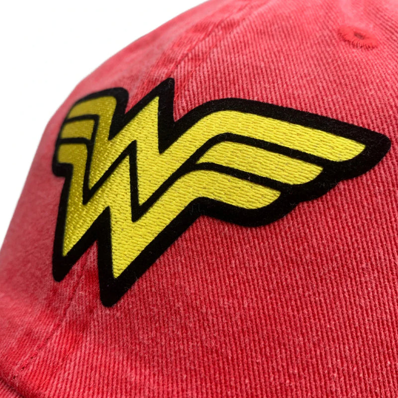 DC Comics Wonder Woman “Classic Logo” Coral Vintage