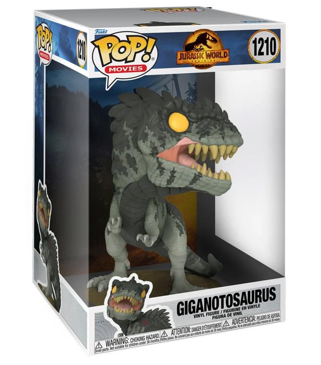 Funko Pop Jurassic World Dominion 10” inch Giganotosaurus