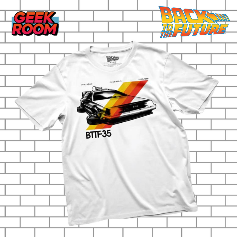 Back to the Future Delorean Time Machine Tee