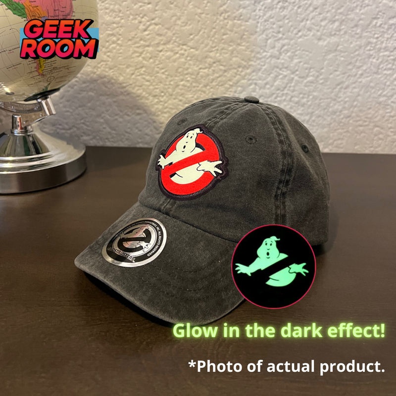 Ghostbusters “Classic Logo” Glow in the Dark Grey Vintage