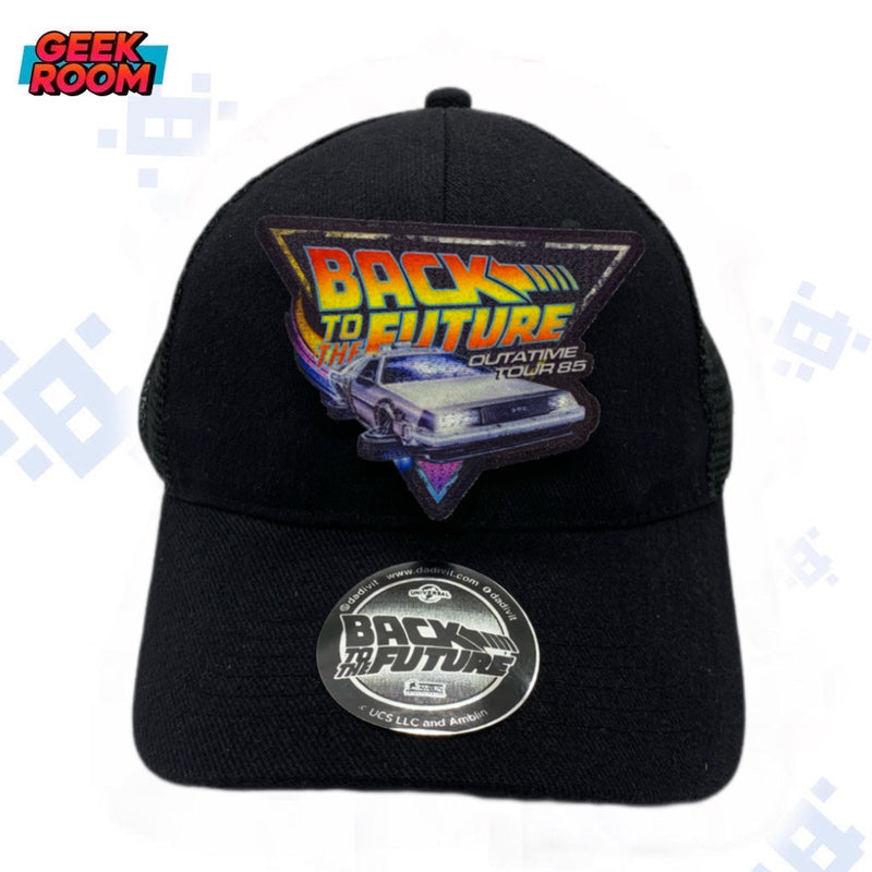 Back to the Future OUTATIME Tour Black Premium Trucker